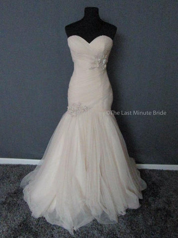 100% Authentic Maggie Sottero Lacey Marie 5MZ134FW Wedding Dress