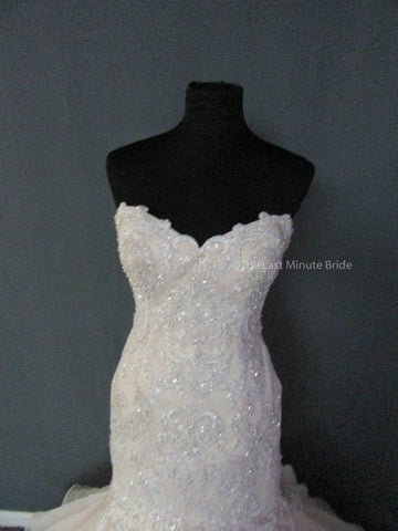 100% Authentic Maggie Sottero Malina 6MW181 Wedding Dress 