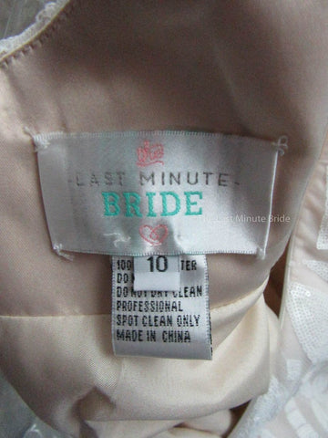 The Last Minute Bride Style Samantha Rose size 10