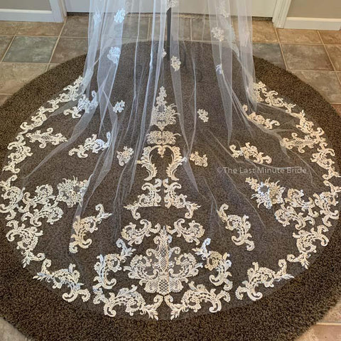 Cathedral Length Veil Style: Breathtaking