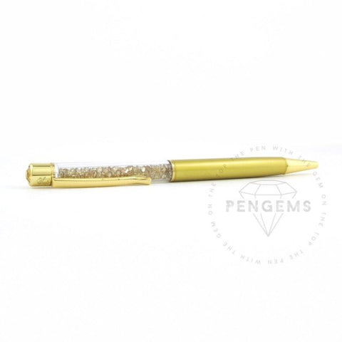 Gold Autograph Crystal Pen by PenGems
